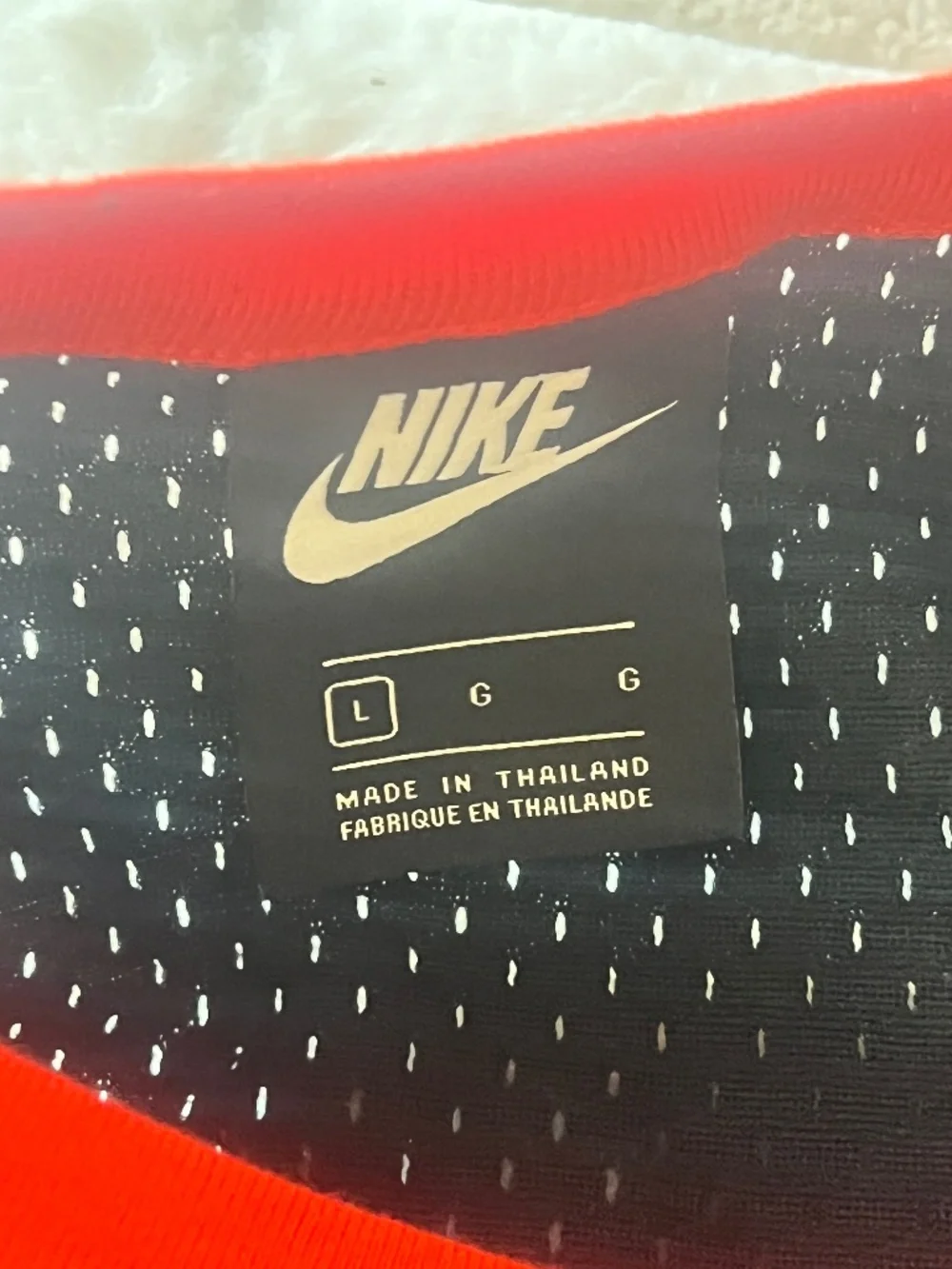 Nike Basketball Jersey, Felt /FluffyLogo , Y2K, Stylish, Coupe Standard